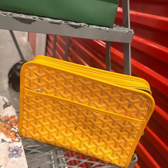 Goyard Yellow Toiletry Bag - Picture 1 of 10